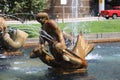 Carl Milles Water Fountain Sculpture, St. Louis Royalty Free Stock Photo