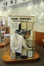 Carl Perkins exhibit at the West Tennessee Delta Heritage Center and Museum