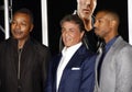 Carl Weathers, Sylvester Stallone and Michael B. Jordan