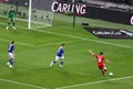 Carling Cup final - Downing strike