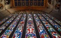 Carlisle Cathedral, Choir ceiling and East Window interior View