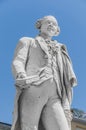 Carlo Osvaldo Goldoni statue located in Florence, Italy Royalty Free Stock Photo