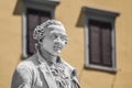 Carlo Osvaldo Goldoni statue located in Florence, Italy Royalty Free Stock Photo