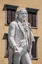 Carlo Osvaldo Goldoni statue located in Florence, Italy Royalty Free Stock Photo