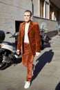 Carlo Sestini before Etro fashion show, Milan Fashion Week street style