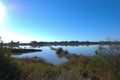 Salt lake in Carloforte, Sardinia - Italy