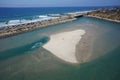 Carlsbad Agua Hedionda Lagoon Aerial Wide Angle