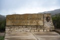Carlsbad Caverns Entrance Sign, Travel