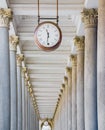 Carlsbad Mill Colonnade collums Royalty Free Stock Photo