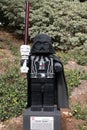CARLSBAD, US, FEB 6: Star Wars Darth Vader Minifigure made with