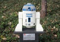 CARLSBAD, US, FEB 6: Star Wars R2-D2 Minifigure made with lego b