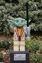 CARLSBAD, US, FEB 6: Star Wars Yoda Minifigure made with lego br