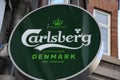 Carlsberg beer Denmark logo in Copenhagen Denmark