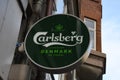 Carlsberg beer Denmark logo in Copenhagen Denmark