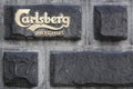 Carlsberg brewery sign in Copenhagen, Denmark