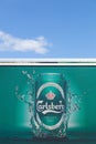 Carlsberg logo on a truck