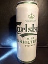 Carlsberg Wild Unfiltered Pilsner Royalty Free Stock Photo