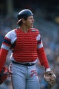 Carlton Fisk of the Chicago White Sox Royalty Free Stock Photo