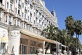 Carlton International Hotel Cannes France, restaurant, front view