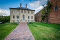 The Carlyle House, in the Old Town of Alexandria, Virginia. Royalty Free Stock Photo