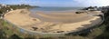 Carmarthen Bay and Tenby beach - Wales Royalty Free Stock Photo