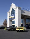 CarMax Auto Dealership sports car display. CarMax is the largest used and pre-owned car retailer in the US