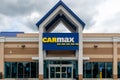 Carmax Dealership Sign and Trademark Logo Royalty Free Stock Photo
