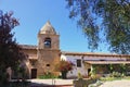 Carmel Mission Courtyard in Big Sur, California Royalty Free Stock Photo