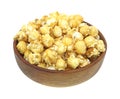 Carmel Popcorn Wooden Bowl