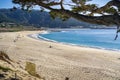 Carmel River State Beach on a sunny day, Carmel-by-the-Sea, Monterey Peninsula, California Royalty Free Stock Photo