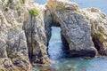 Sea Arch at Point Lobos Natural State Reserve. Royalty Free Stock Photo