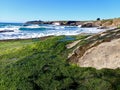 Carmel-by-the-Sea view toward Pebble Beach Royalty Free Stock Photo