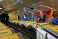 Carmelit subway station in Haifa