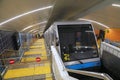 Carmelit train in Haifa, Israel