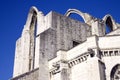 The Carmelite monastery Lisbon Portugal the ruins of the Gothic Church Museum barracks history