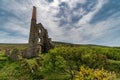 The Carn Galver Mine ruin in Cornwall, England