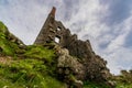 The Carn Galver Mine ruin in Cornwall, England