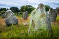 Carnac - Intriguing standing stones at Carnac in Brittany in north-western France, created around 3000 DC. France