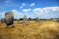 Carnac megaliths Royalty Free Stock Photo