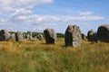 Carnac megaliths Royalty Free Stock Photo