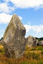 Carnac menhir Royalty Free Stock Photo