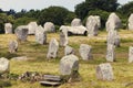 Carnac stones Royalty Free Stock Photo