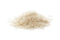 Risotto Rice on White Royalty Free Stock Photo