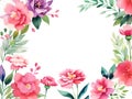 carnation, rose, mother's day, flower, frame, material, background, gift, appreciation, present, mother, mother, bouquet,