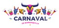 Carnaval De Barranquilla Illustration Royalty Free Stock Photo