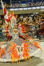 Carnaval parade at the Sambodromo, Rio de Janeiro Brazil Royalty Free Stock Photo