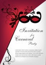 Carnaval Party invitation