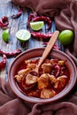 Carne Adobada or hearty Red pork Chile