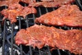 Carne Asada on BBQ Royalty Free Stock Photo