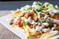 Carne asada fries Royalty Free Stock Photo